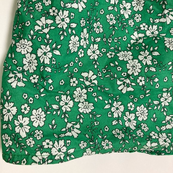 NWT Topshop Green with flowers & Balloon sleeves - Picture 8 of 10